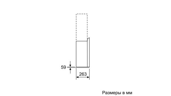 Serie | 8 вытяжка для настенного монтажа 90 cm clear glass black printed DWF97RU60 DWF97RU60-9