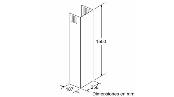 Accesorio para campana 1500 mm DWZ0AX5L0 DWZ0AX5L0-2