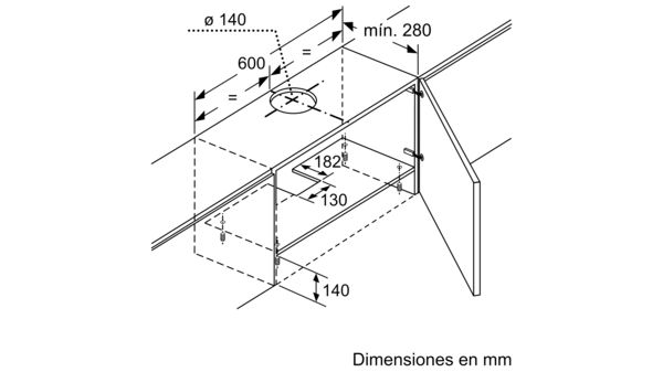 Serie 4 Campana telescópica 60 cm Plata DFT63AC50 DFT63AC50-7