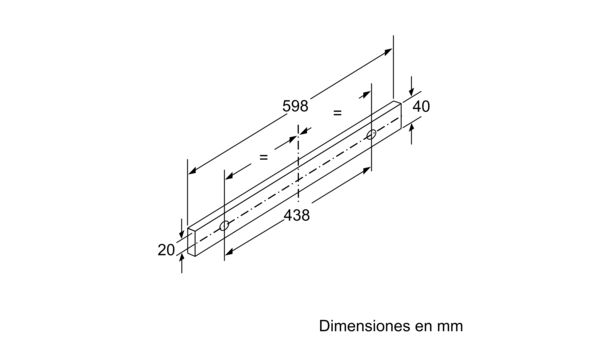 Serie 4 Campana telescópica 60 cm Plata DFT63AC50 DFT63AC50-8