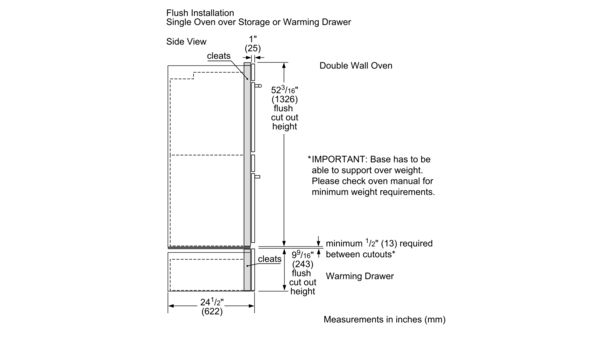 Benchmark® Double Wall Oven 30'' HBLP651UC HBLP651UC-17