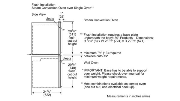 Benchmark® Single Wall Oven 30'' Right SideOpening Door, Stainless Steel HBLP451RUC HBLP451RUC-22