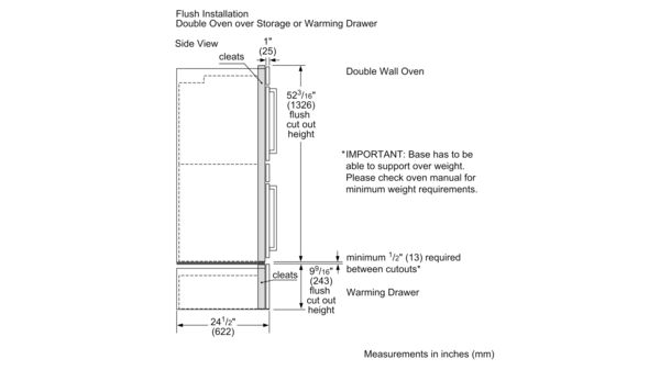 500 Series Double Wall Oven 30'' HBL5551UC HBL5551UC-9