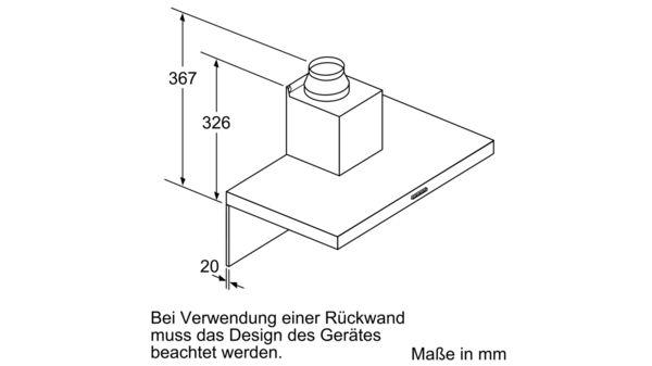 Serie 2 Wandesse 60 cm Edelstahl DWB66BC50 DWB66BC50-9