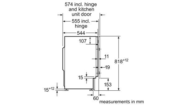 Series 6 Built-in washing machine 8 kg 1400 rpm WIW28302GB WIW28302GB-11