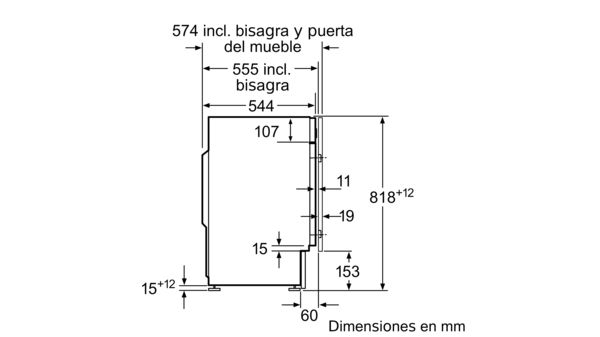 Serie 6 Lavadora integrable 8 kg 1400 r.p.m. WIW28301ES WIW28301ES-9