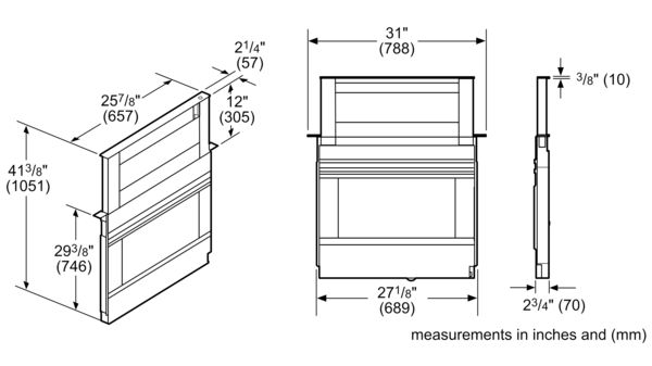 HDD80051UC Downdraft Ventilation Bosch CA