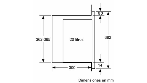 Serie 4 Microondas integrable Acero inoxidable BFL520MS0 BFL520MS0-7
