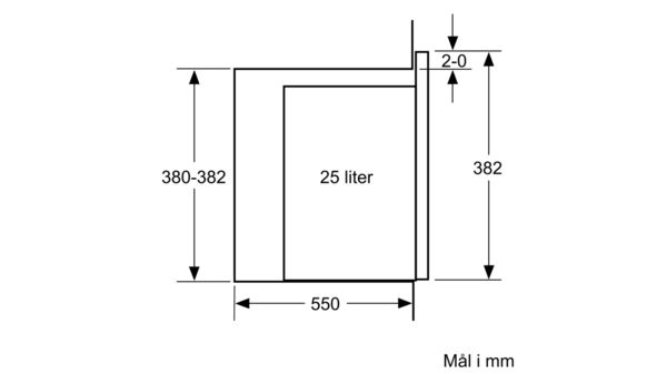 iQ500 Mikroovn til indbygning 59 x 38 cm Hvid BF555LMW0 BF555LMW0-7