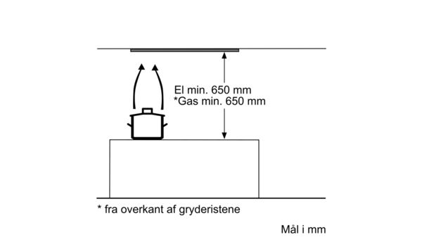 iQ300 Indbygningsemhætte 53 cm Sølvmetallic LB55565 LB55565-3