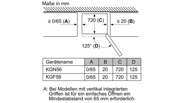 Serie | 8 Freistehende Kühl-Gefrier-Kombination mit Gefrierbereich unten 193 x 70 cm Edelstahl (mit Antifingerprint) KGF56PI40 KGF56PI40-9