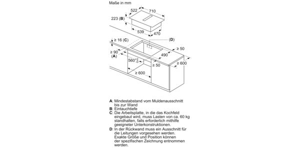 Serie 6 Kochfeld mit Dunstabzug (Induktion) 70 cm Rahmenlos aufliegend PVQ711H26E PVQ711H26E-7