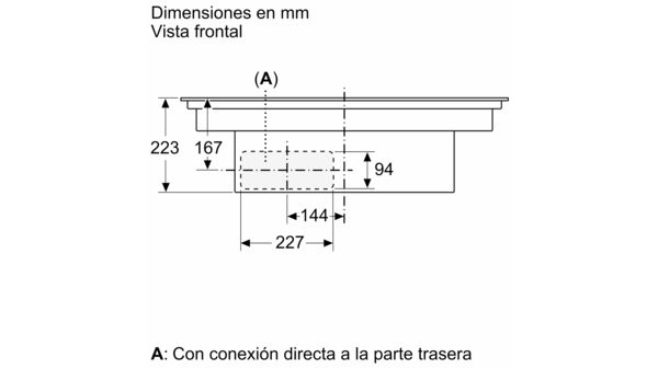 Serie 4 Placa de inducción con extractor integrado 80 cm sin perfiles PVS811B16E PVS811B16E-14