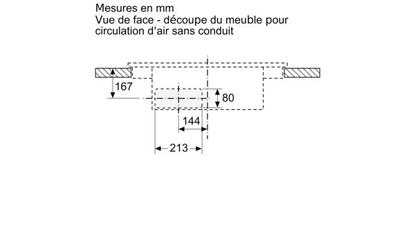 Série 4 Table induction aspirante 60 cm sans cadre PIE611B15E PIE611B15E-8