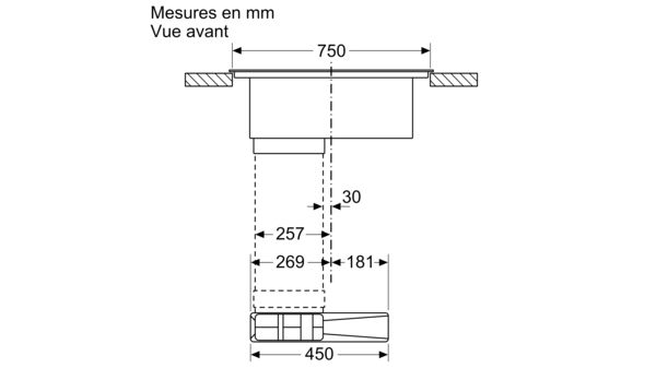 Série 8 Table induction aspirante 80 cm avec cadre PXX895D66E PXX895D66E-17