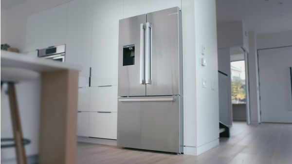 B36CD50SNS by Bosch - 500 Series French Door Bottom Mount Refrigerator 36  Easy clean stainless steel B36CD50SNS