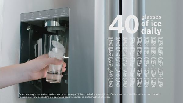 500 Series French Door Bottom Mount Refrigerator 36'' Brushed steel anti-fingerprint B36CD50SNS B36CD50SNS-34