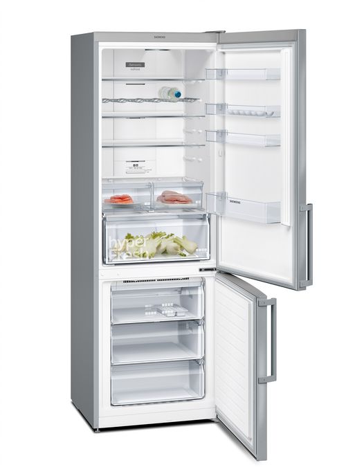 iQ300 Køle-/fryseskab 203 x 70 cm Fingeraftryk afvisende børstet stål , Total noFrost KG49NXIEP KG49NXIEP-4