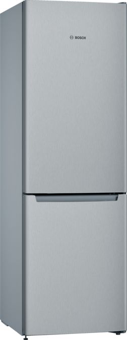Serie | 2 vrijstaande koel-vriescombinatie met bottom-freezer 186 x 60 cm RVS look KGN36EL3A KGN36EL3A-1
