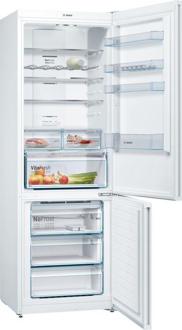 Serie | 4 Free-standing fridge-freezer with freezer at bottom 203 x 70 cm White KGN49XWEA KGN49XWEA-3