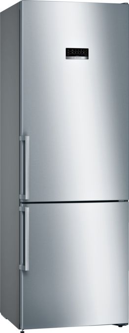 Séria 4 Voľne stojaca chladnička s mrazničkou dole 203 x 70 cm Nerez s povrchom AntiFingerPrint KGN49XIDP KGN49XIDP-1