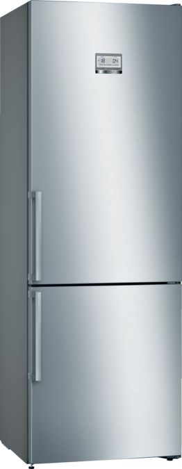 Serie 6 Freistehende Kühl-Gefrier-Kombination mit Gefrierbereich unten 203 x 70 cm Edelstahl (mit Antifingerprint) KGN49AIDP KGN49AIDP-1
