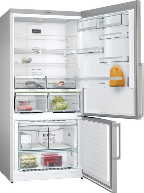 Serie 6 Alttan Donduruculu Buzdolabı 186 x 86 cm Kolay temizlenebilir Inox KGN86AID1N KGN86AID1N-3