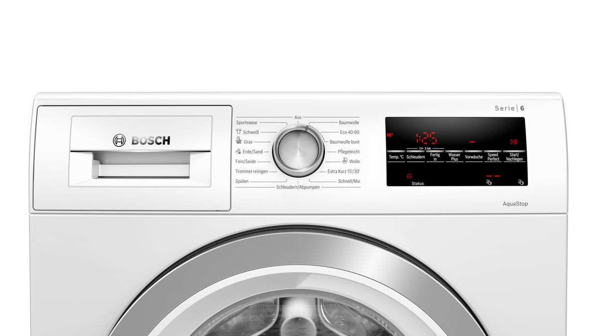 Series 6 washing machine, frontloader fullsize 9 kg 1400 rpm WAU28T90EM WAU28T90EM-3