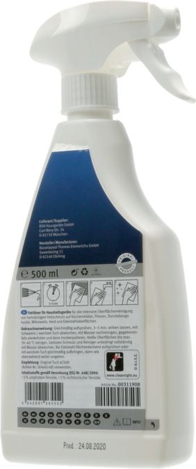 Cleaner Degreaser for home appliances 00311908 00311908-2