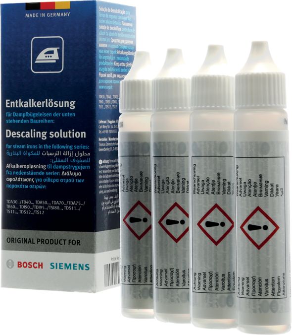Descaling solution for steam irons 00311972 00311972-1