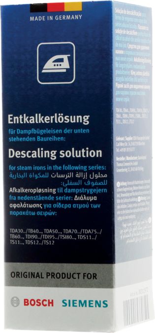 Descaling solution for steam irons 00311972 00311972-3