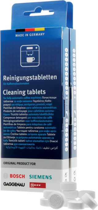 Pack de 2 boites de pastilles nettoyantes pour machines à café (CTL636 / TCA53 / TCA52 & CT636 / TK52 / TK53) Made in Germany 00311979 00311979-1