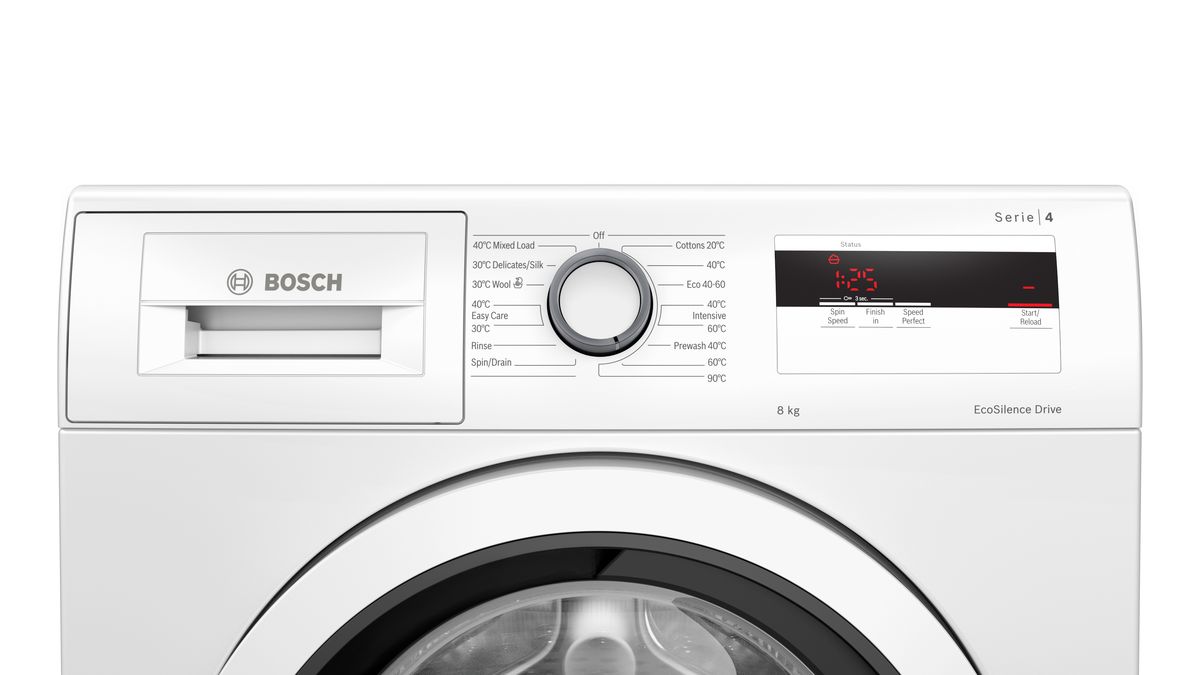 Serie | 4 Washing machine, front loader 8 kg 1400 rpm WAN28004GB WAN28004GB-4