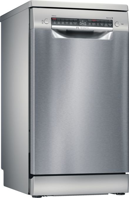 Series 6 free-standing dishwasher 45 cm silver inox SPS6IKI01A SPS6IKI01A-1