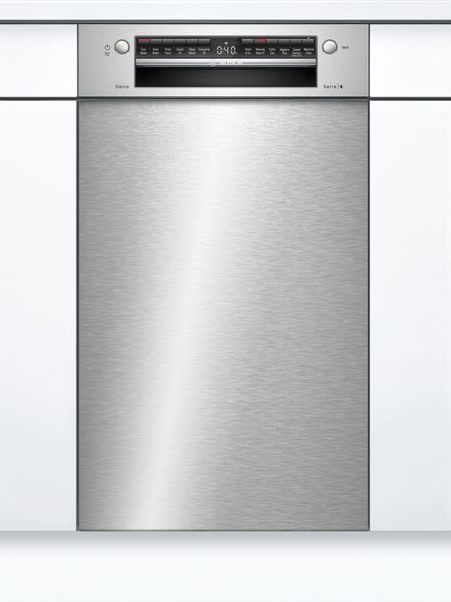 Series 6 Built-under dishwasher 45 cm Stainless steel SPU6IMS01A SPU6IMS01A-1