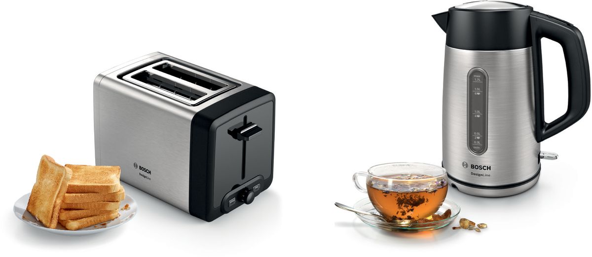 Kompakt Toaster DesignLine Edelstahl TAT4P420 TAT4P420-12