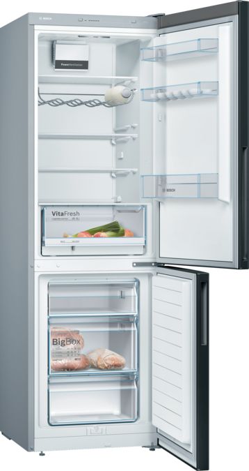 Serie 4 Frigo-congelatore combinato da libero posizionamento 186 x 60 cm Nero KGV36VBEAS KGV36VBEAS-2