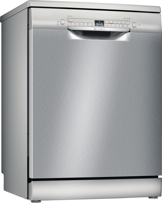 Serie 2 Szabadonálló mosogatógép 60 cm Szálcsiszolt acél színű SMS2HVI72E SMS2HVI72E-1