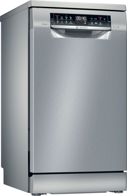 Series 6 free-standing dishwasher 45 cm silver inox SPS6ZMI35E SPS6ZMI35E-1