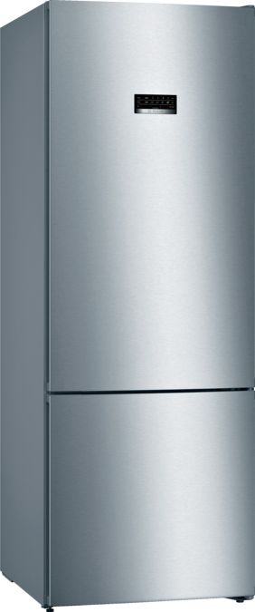 Series 4 free-standing fridge-freezer with freezer at bottom 193 x 70 cm Brushed steel anti-fingerprint KGN56XI40I KGN56XI40I-1