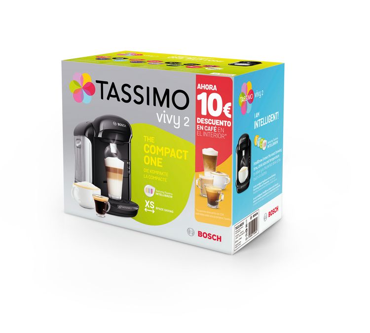 Cafetera multibebida TASSIMO VIVY 2 TAS1402V TAS1402V-2