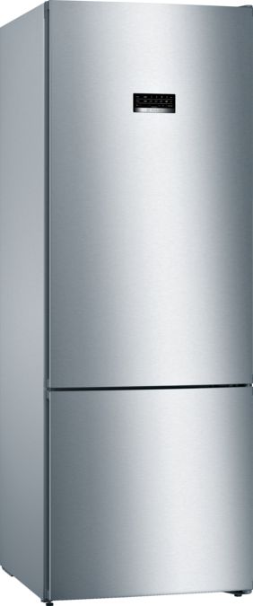 Series 4 Free-standing fridge-freezer with freezer at bottom 193 x 70 cm Inox-look KGN56XLEA KGN56XLEA-1