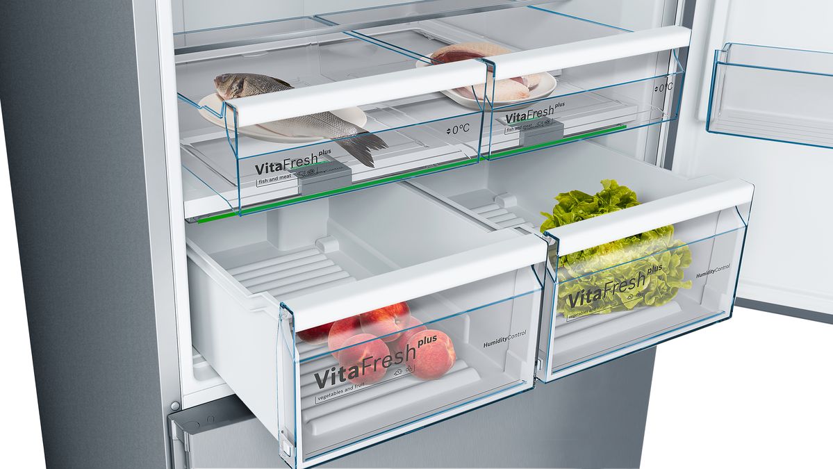 Series 4 Free-standing fridge-freezer with freezer at bottom 186 x 86 cm Inox-easyclean KGN864IFA KGN864IFA-5
