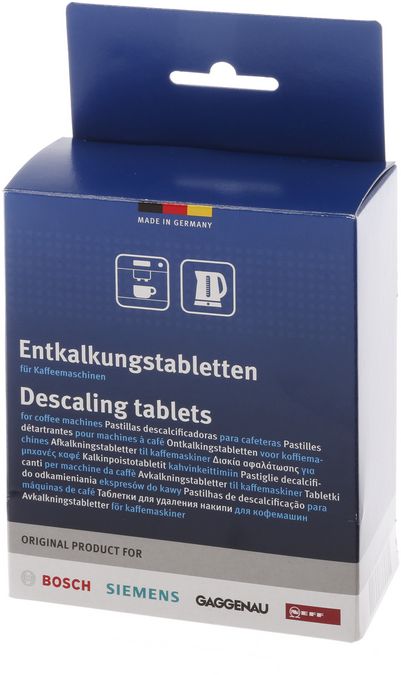 Avkalkningstabletter för kaffemaskin och vattenkokare 12 x 18g 00311893 00311893-1