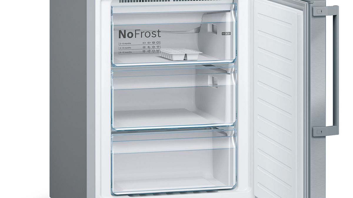 Séria 6 Voľne stojaca chladnička s mrazničkou dole 203 x 60 cm Nerez s povrchom AntiFingerPrint KGN39AIDR KGN39AIDR-6