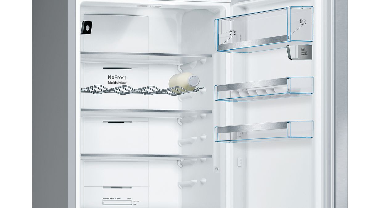 Série 6 Réfrigérateur combiné pose-libre 204 x 60 cm Inox anti trace de doigts KGN39HIEP KGN39HIEP-4