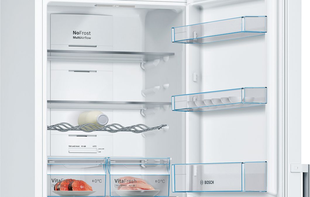 PRIX NOËL : Réfrigérateur Combiné BOSCH KGN36XWDP (186 x 60 cm) pas cher