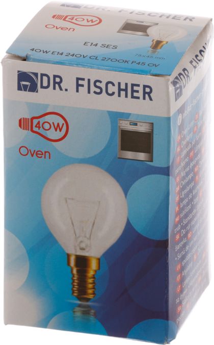 Lamp Oven, 240V / 40W / 300°C, clear / E14 base 00057874 00057874-3