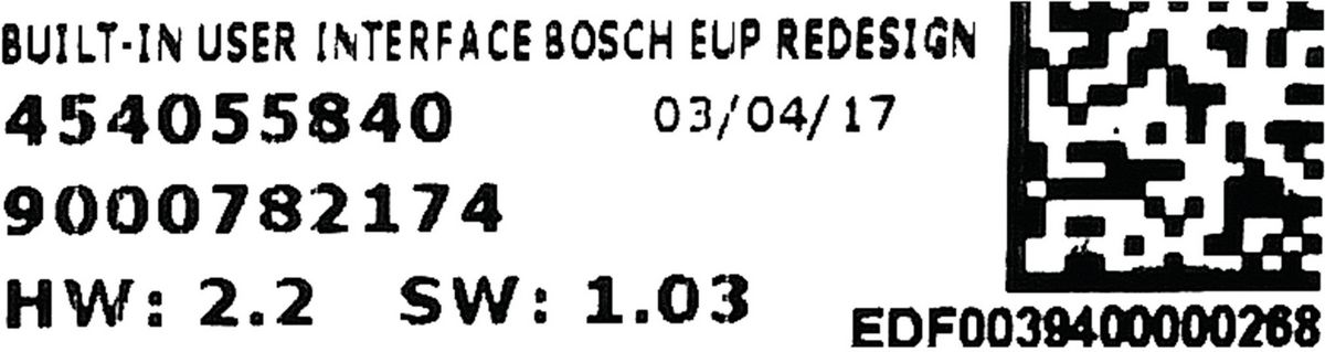 Display module Display-module (p.c.b.) Bosch, with light guide Use displaysoftware for SI05 for flashing 00742352 00742352-3