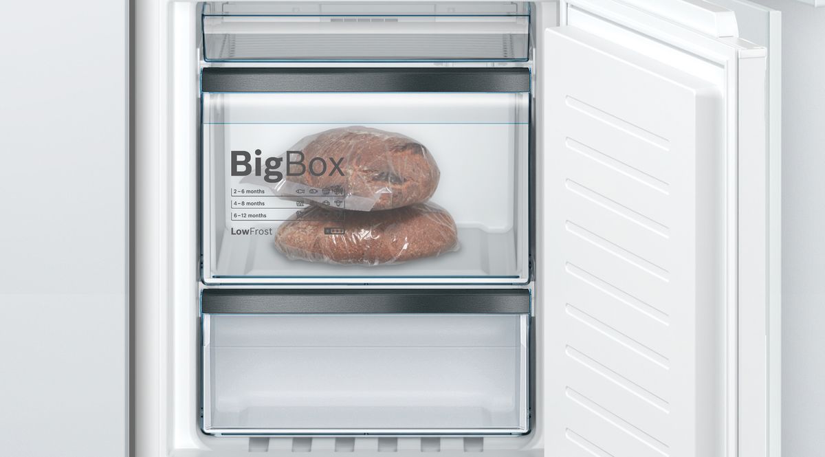 Série 6 Réfrigérateur-congélateur intégrable avec compartiment congélation en bas 177.2 x 55.8 cm Charnières plates SoftClose KIS86HDD0 KIS86HDD0-6